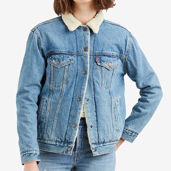 levi's ex bf sherpa trucker jacket